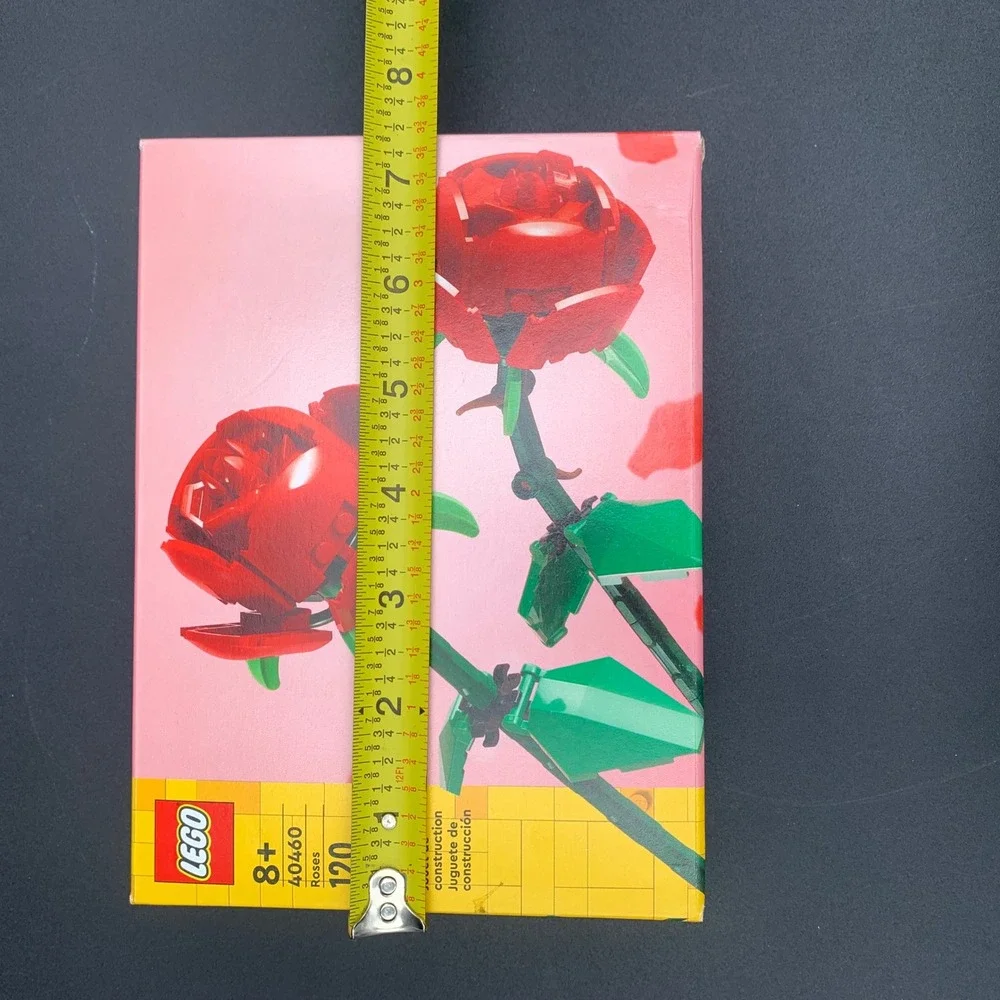 LEGO‎ Roses 40460 Building Toy Set 120 Pieces Red Flowers Open Box Sealed Bags